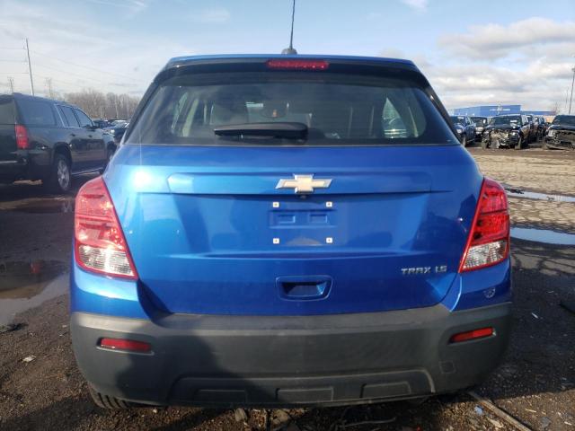 KL7CJKSB7GB760930 - 2016 CHEVROLET TRAX LS BLUE photo 6