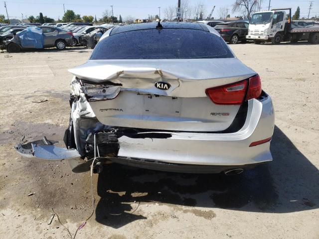 5XXGN4A74FG506747 - 2015 KIA OPTIMA EX SILVER photo 6