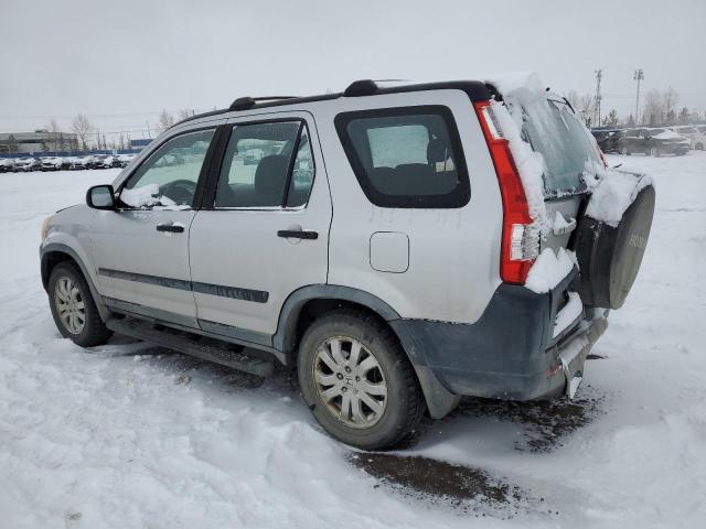 JHLRD78506C813482 - 2006 HONDA CR-V LX SILVER photo 2