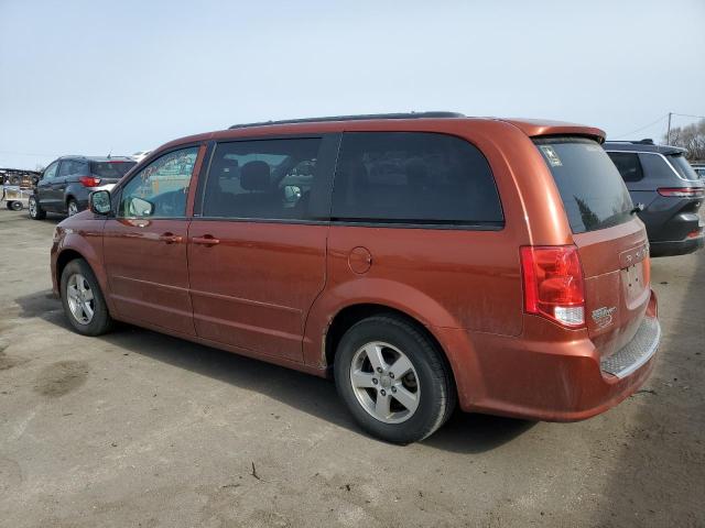 2C4RDGCG8CR209588 - 2012 DODGE GRAND CARA SXT ORANGE photo 2