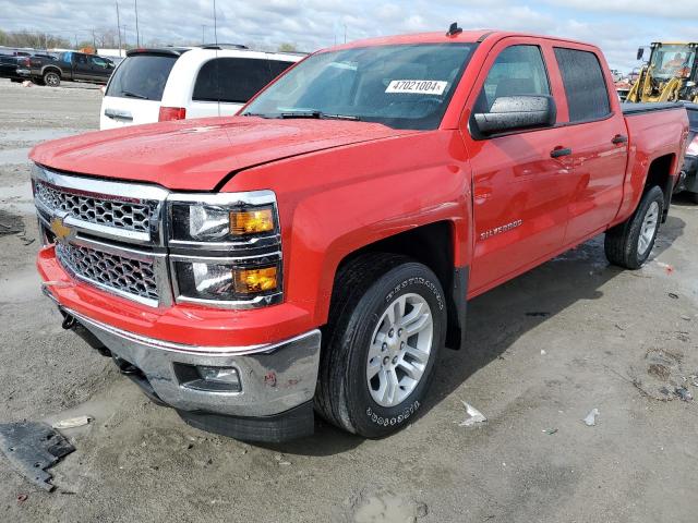 3GCUKREC3EG291891 - 2014 CHEVROLET SILVERADO K1500 LT RED photo 1