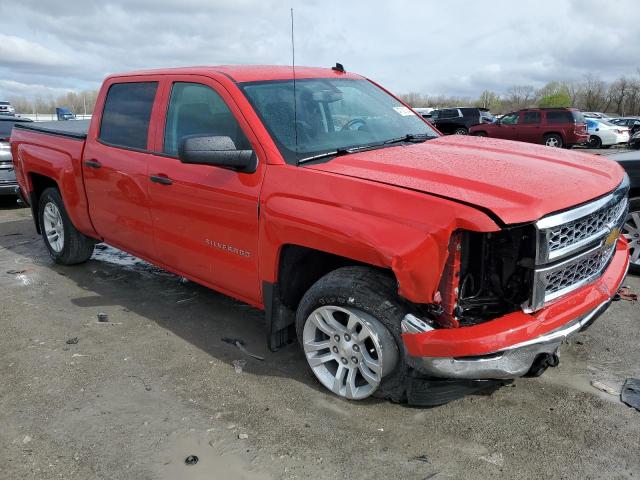 3GCUKREC3EG291891 - 2014 CHEVROLET SILVERADO K1500 LT RED photo 4