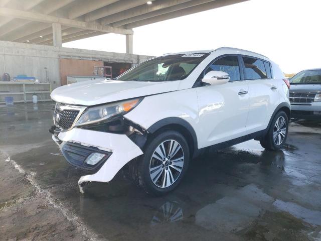 KNDPC3AC6F7793191 - 2015 KIA SPORTAGE EX WHITE photo 1