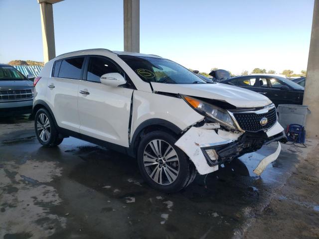 KNDPC3AC6F7793191 - 2015 KIA SPORTAGE EX WHITE photo 4