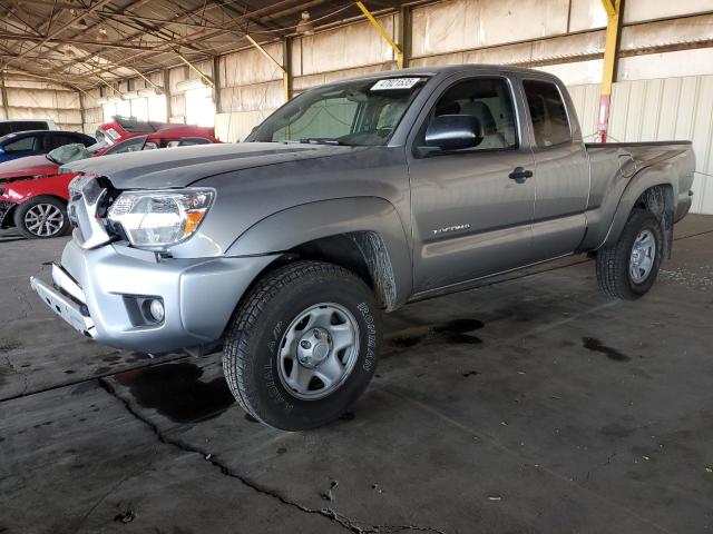 5TFTU4GN5EX063359 - 2014 TOYOTA TACOMA PRERUNNER ACCESS CAB GRAY photo 1