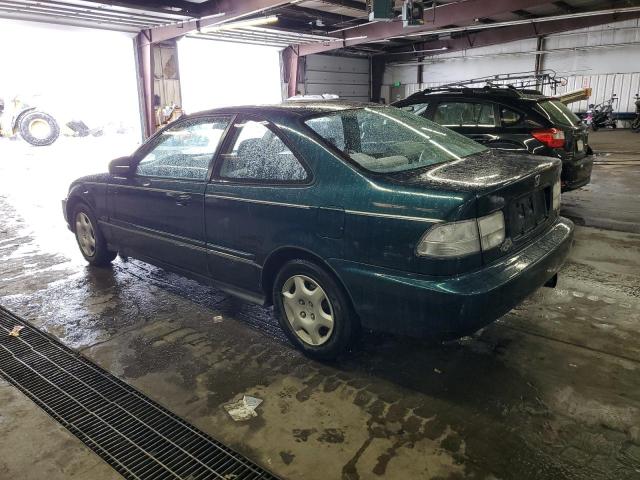 1HGEJ8244WL054105 - 1998 HONDA CIVIC EX GREEN photo 2