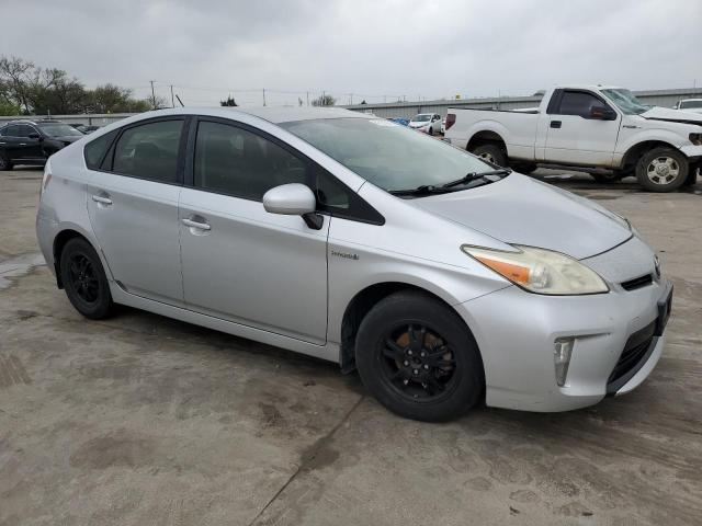 JTDKN3DU2C5460289 - 2012 TOYOTA PRIUS SILVER photo 4