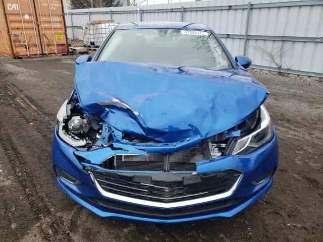 1G1BF5SM0J7213410 - 2018 CHEVROLET CRUZE PREMIER BLUE photo 5