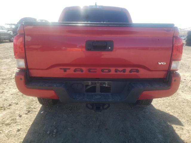 3TMCZ5AN9GM033810 - 2016 TOYOTA TACOMA DOUBLE CAB RED photo 6