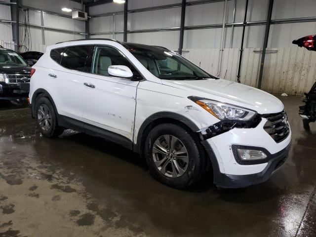 5XYZUDLB6EG195734 - 2014 HYUNDAI SANTA FE S WHITE photo 4