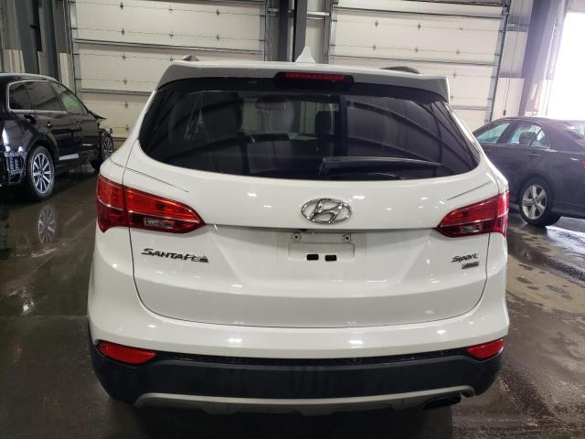 5XYZUDLB6EG195734 - 2014 HYUNDAI SANTA FE S WHITE photo 6