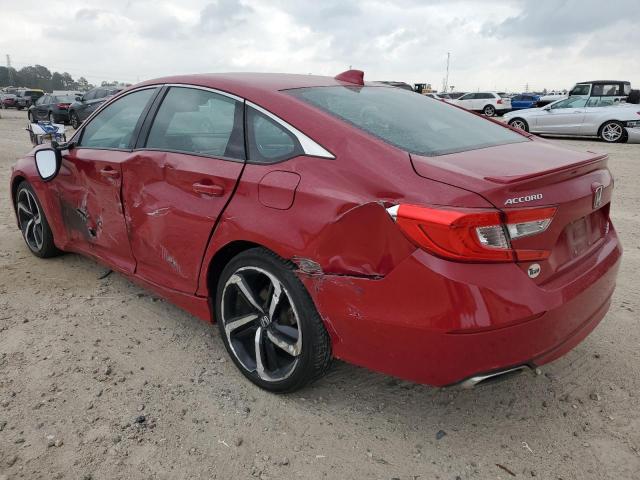 1HGCV2F38JA032557 - 2018 HONDA ACCORD SPORT RED photo 2