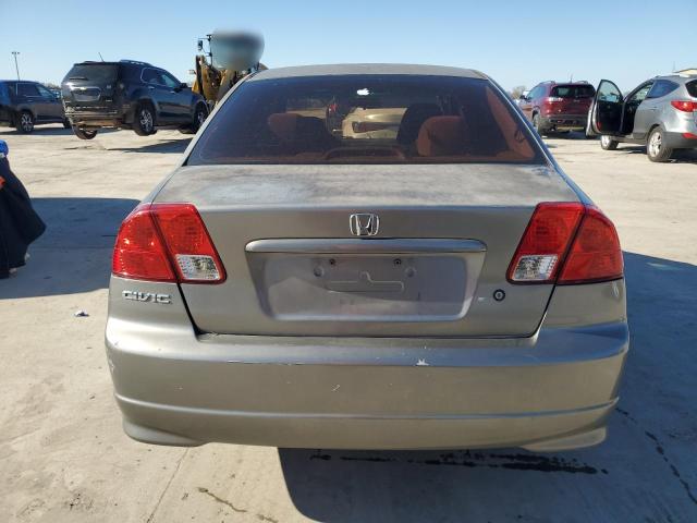 2HGES163X5H558319 - 2005 HONDA CIVIC DX VP SILVER photo 6