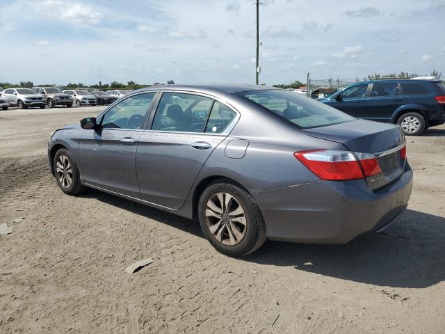 1HGCR2F32DA210634 - 2013 HONDA ACCORD LX GRAY photo 2