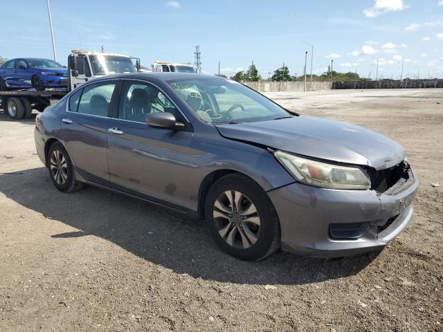 1HGCR2F32DA210634 - 2013 HONDA ACCORD LX GRAY photo 4