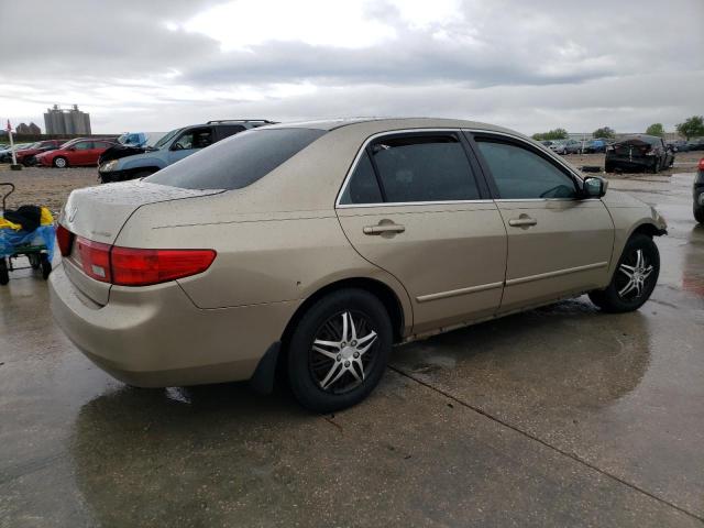 3HGCM56455G711321 - 2005 HONDA ACCORD LX GOLD photo 3