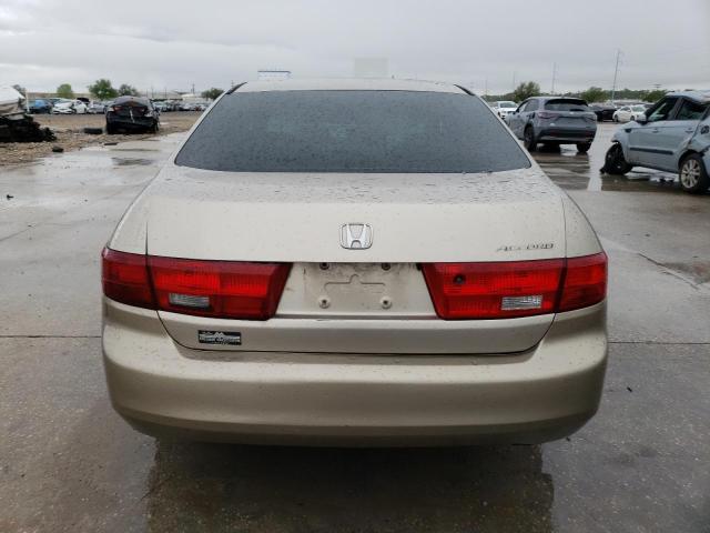 3HGCM56455G711321 - 2005 HONDA ACCORD LX GOLD photo 6