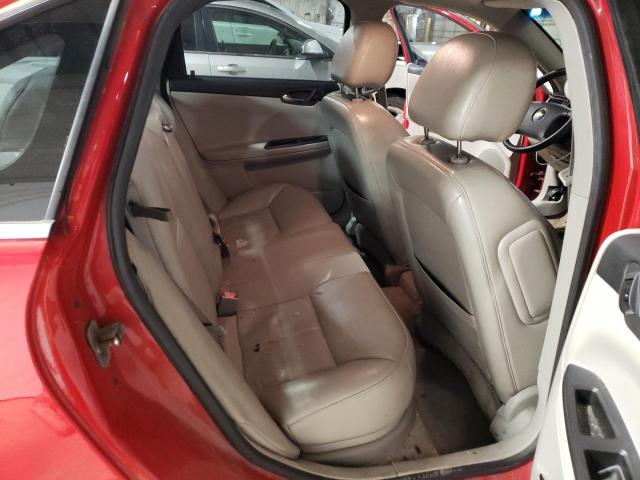 2G1WT57N991302087 - 2009 CHEVROLET IMPALA 1LT RED photo 10