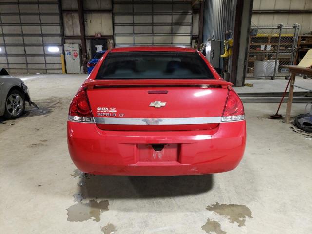 2G1WT57N991302087 - 2009 CHEVROLET IMPALA 1LT RED photo 6