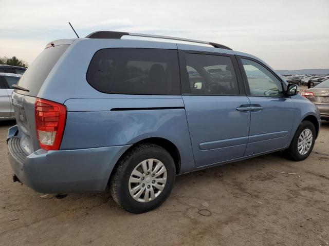 KNDMG4C71C6461738 - 2012 KIA SEDONA LX BLUE photo 3