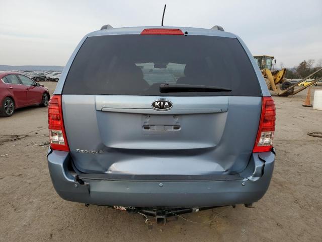 KNDMG4C71C6461738 - 2012 KIA SEDONA LX BLUE photo 6