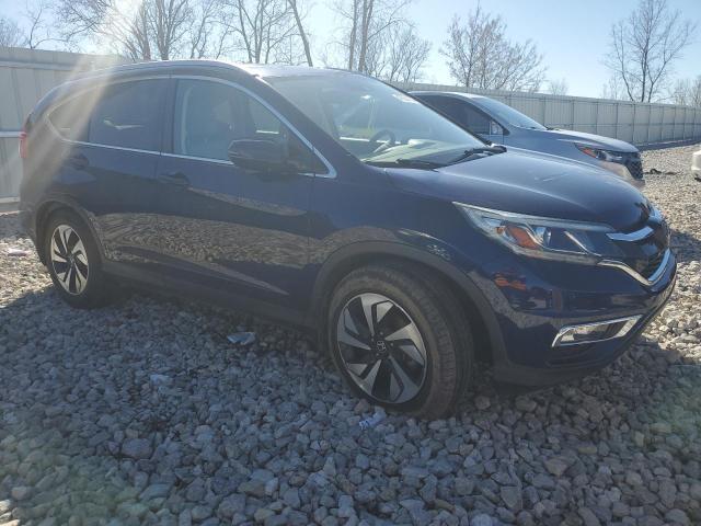 5J6RM4H94FL069295 - 2015 HONDA CR-V TOURING BLUE photo 4