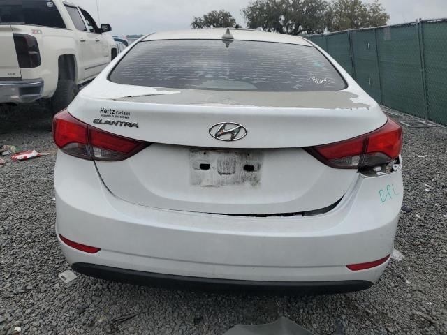 5NPDH4AE9GH738758 - 2016 HYUNDAI ELANTRA SE WHITE photo 6