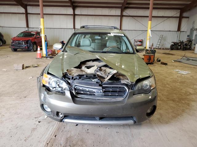 4S4BP86C354363120 - 2005 SUBARU LEGACY OUTBACK H6 R LL BEAN GREEN photo 5