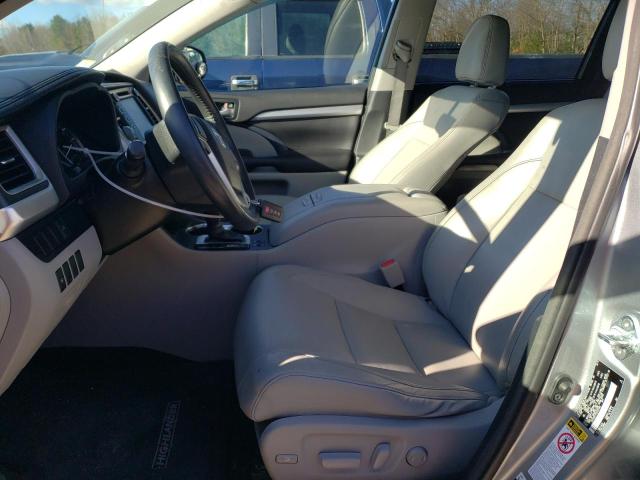 5TDJKRFH7GS299266 - 2016 TOYOTA HIGHLANDER XLE SILVER photo 7