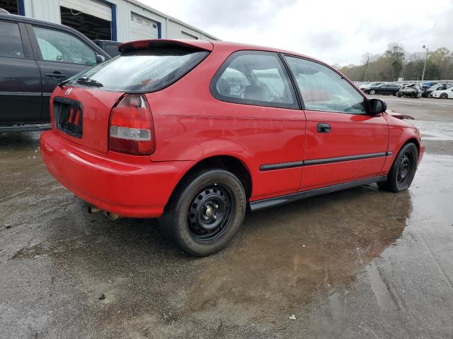 2HGEJ6448YH111598 - 2000 HONDA CIVIC DX RED photo 3