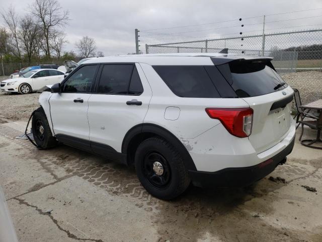 1FM5K8ACXNGB29347 - 2022 FORD EXPLORER POLICE INTERCEPTOR WHITE photo 2