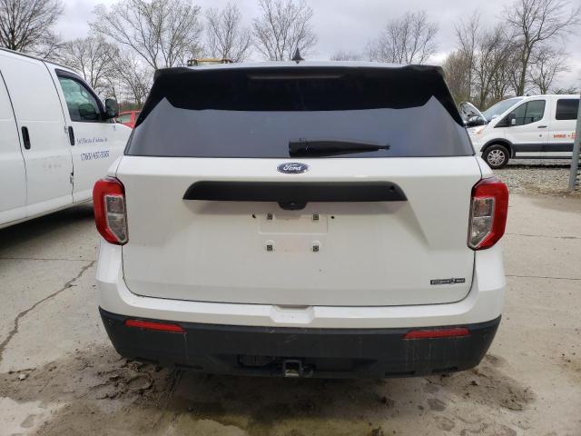 1FM5K8ACXNGB29347 - 2022 FORD EXPLORER POLICE INTERCEPTOR أبيض صورة 6