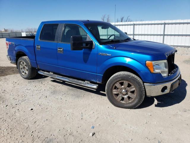 1FTPW14V89FA99170 - 2009 FORD F150 SUPERCREW BLUE photo 4