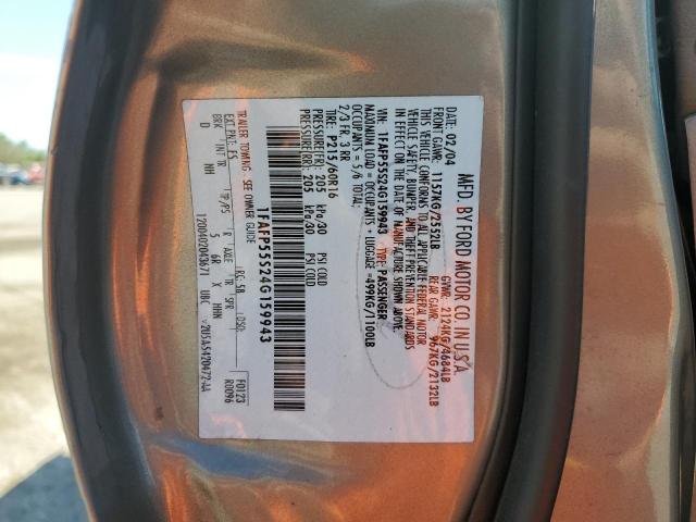 1FAFP55S24G159943 - 2004 FORD TAURUS SES TAN photo 13