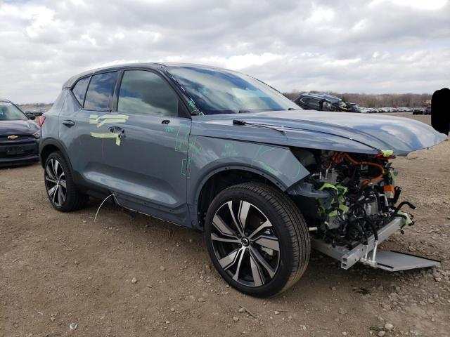 YV4ED3URXM2532853 - 2021 VOLVO XC40 RECHARGE GRAY photo 4