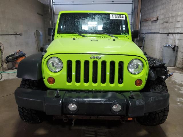 1C4AJWAG5CL270814 - 2012 JEEP WRANGLER SPORT GREEN photo 5