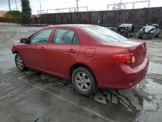 1NXBU4EE2AZ254355 - 2010 TOYOTA COROLLA BASE RED photo 2