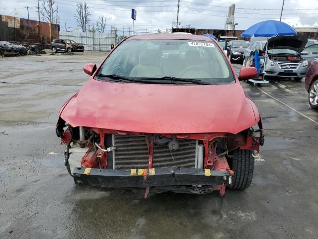 1NXBU4EE2AZ254355 - 2010 TOYOTA COROLLA BASE RED photo 5