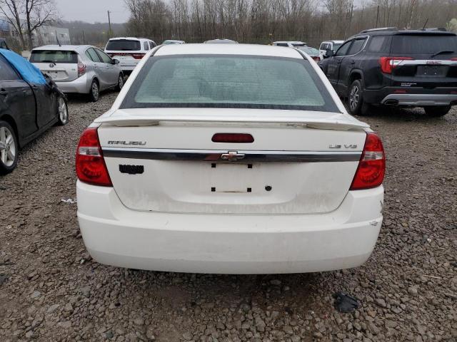 1G1ZT52805F259342 - 2005 CHEVROLET MALIBU LS WHITE photo 6