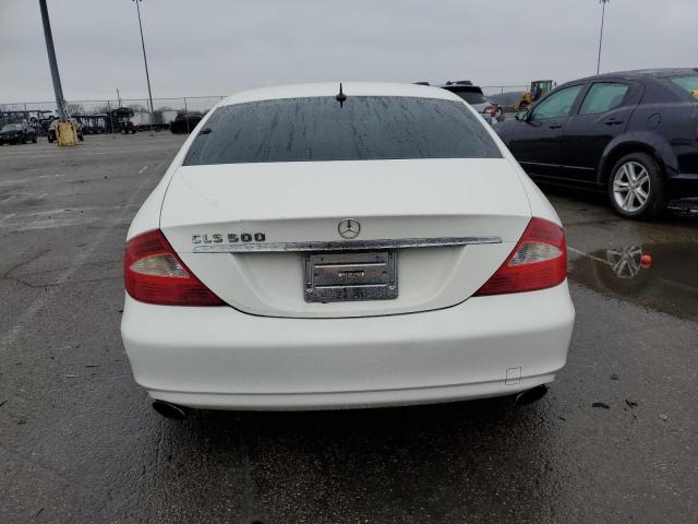 WDDDJ75X56A038636 - 2006 MERCEDES-BENZ CLS 500C WHITE photo 6