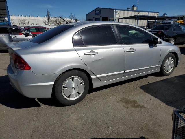 JHMFA36286S020137 - 2006 HONDA CIVIC HYBRID SILVER photo 3