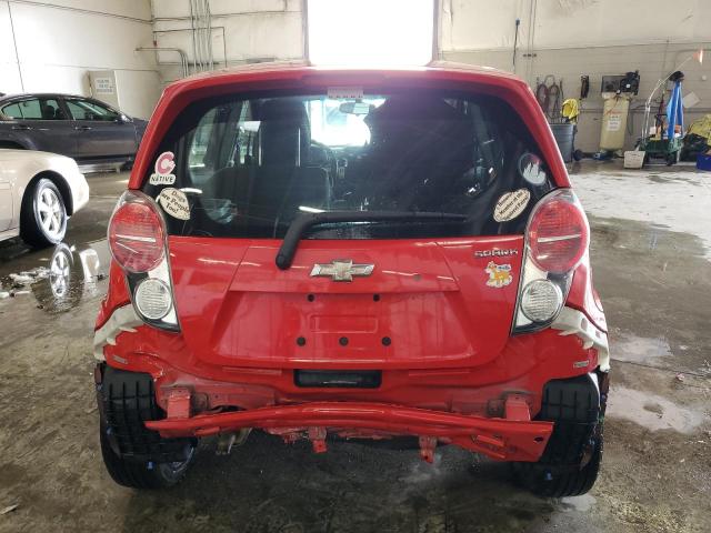 KL8CD6S98DC507371 - 2013 CHEVROLET SPARK 1LT RED photo 6