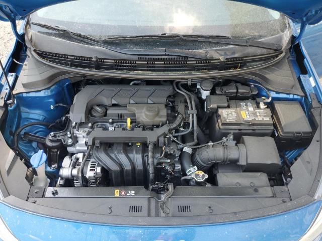 3KPA24ADXNE497533 - 2022 KIA RIO LX BLUE photo 11