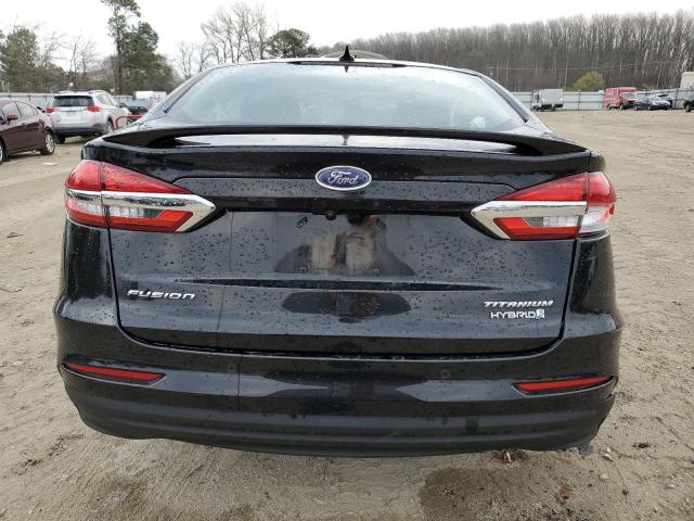 3FA6P0RU6KR238309 - 2019 FORD FUSION TITANIUM BLACK photo 6