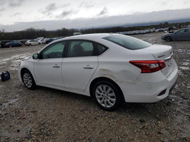 3N1AB7AP6HY360364 - 2017 NISSAN SENTRA S WHITE photo 2