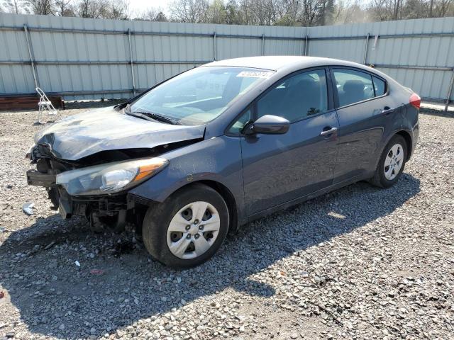 KNAFK4A61G5562188 - 2016 KIA FORTE LX GRAY photo 1