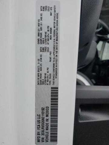 3C6LRVDG6NE110192 - 2022 RAM PROMASTER 2500 HIGH WHITE photo 13