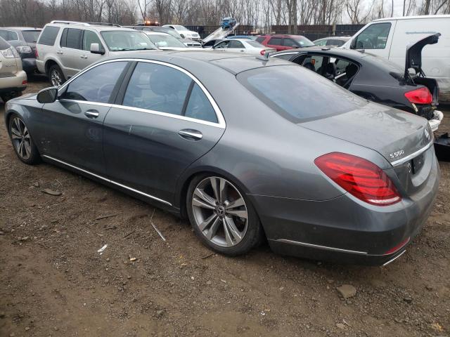 WDDUG8FB9HA333863 - 2017 MERCEDES-BENZ S 550 4MATIC GRAY photo 2