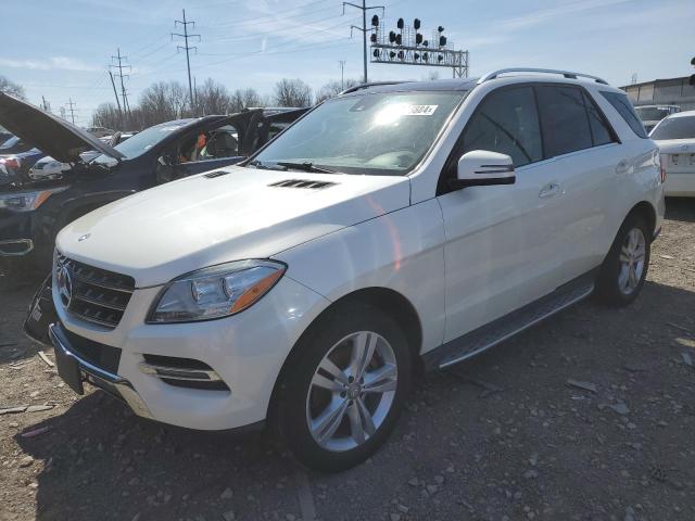 4JGDA5HBXEA395397 - 2014 MERCEDES-BENZ ML 350 4MATIC WHITE photo 1