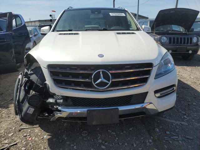 4JGDA5HBXEA395397 - 2014 MERCEDES-BENZ ML 350 4MATIC WHITE photo 5